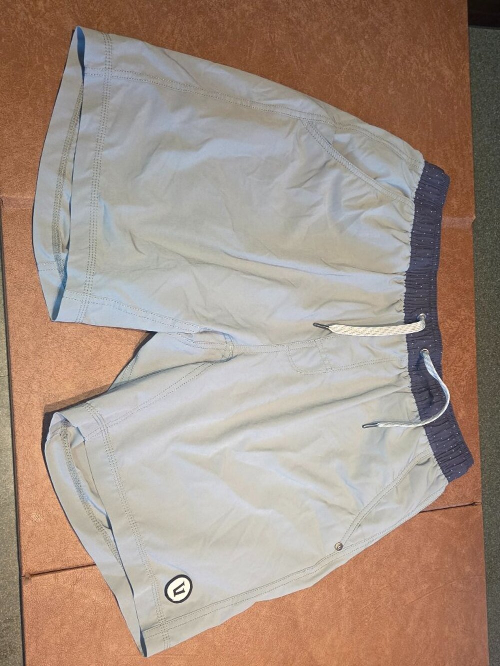 Vuori Men's Kore Lined Athletic Shorts- Sage Green shorts- Size Medium?
